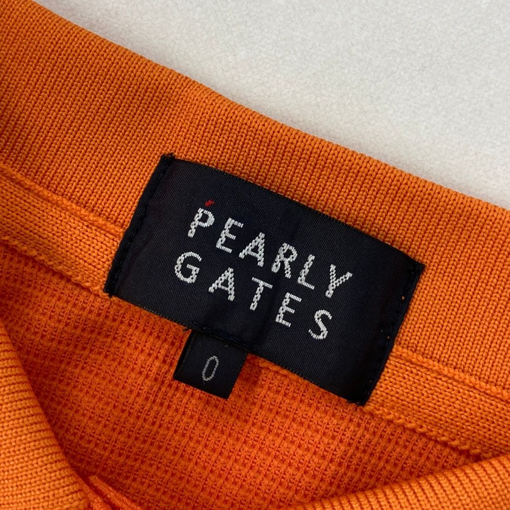 サイズ：0 PEARLY GATES パーリーゲイツ 2025年モデル 半袖ポロシャツ