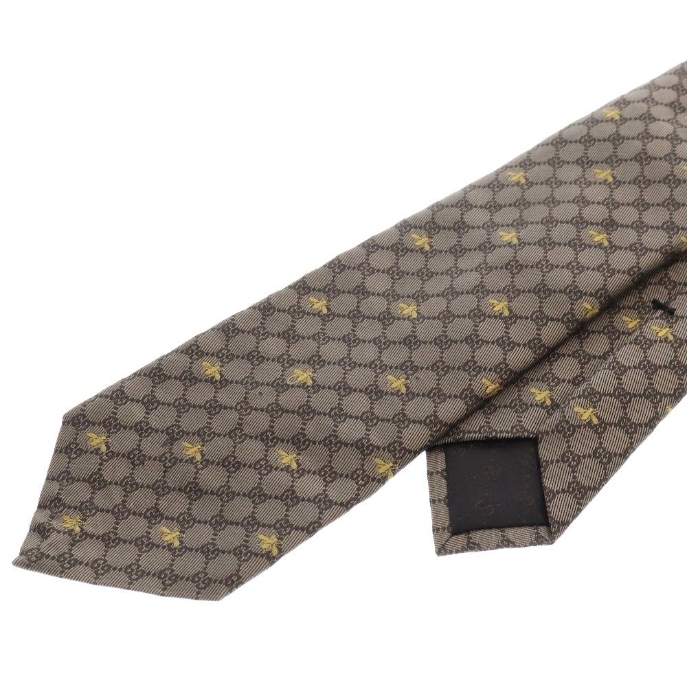 GUCCI (グッチ) GG Bee Silk Tie 545078 4E002 GGビー シルク ネクタイ