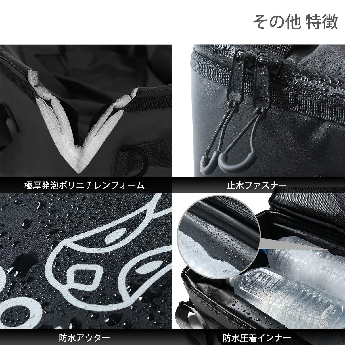 ファミリーサイズ 46L 厚断熱材 ショルダーベルト ソフトくらぞう 46 付属 ソフトクーラーバッグ DOD ディーオーディー CL5-789-BK ブラック