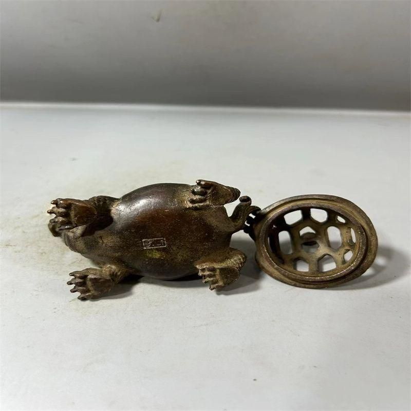 銅細工 竜亀香炉 置物 香道具 装飾品 工芸品 美術品 - メルカリ