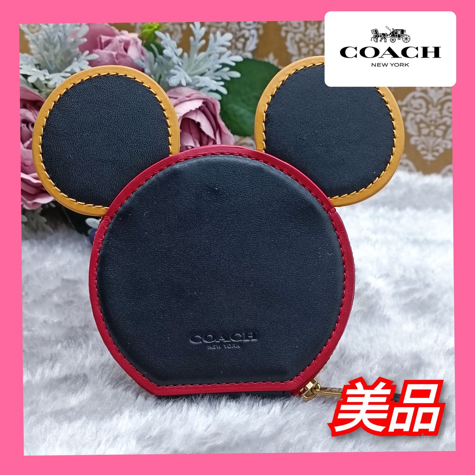 美品！【COACH】キースヘリングコラボ ミッキーマウス トートバッグ 