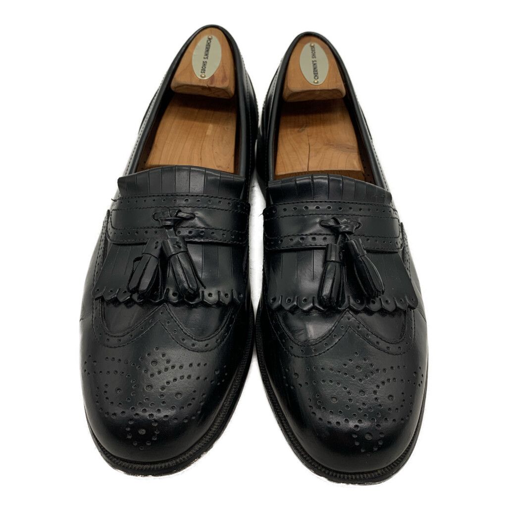 BOSTONIAN ボストニアン キルトタッセルローファー レザーシューズ ブラック (メンズ 8 M) 中古 古着 KA1829