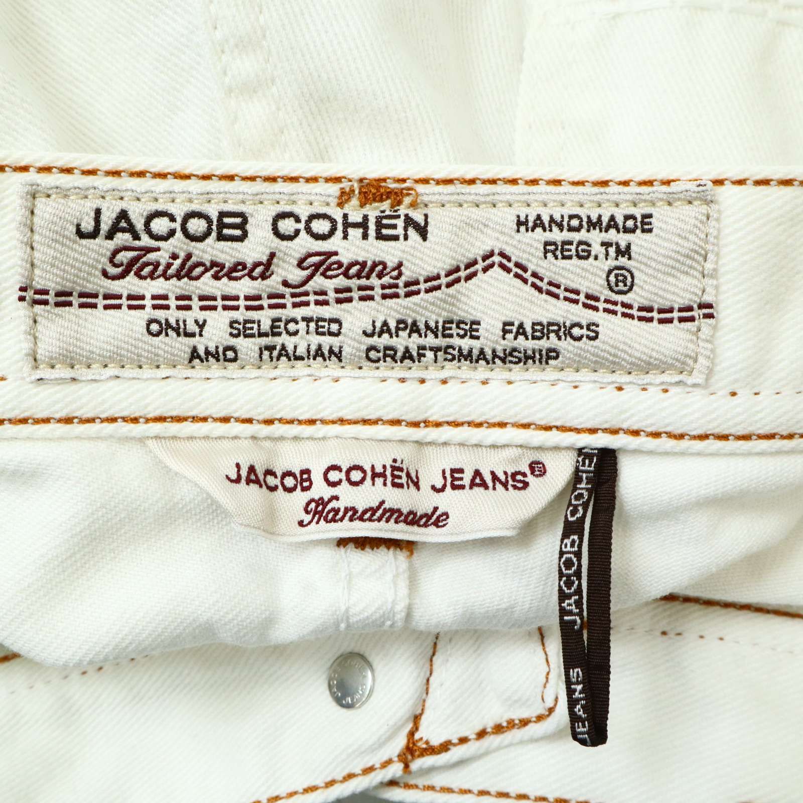 イタリア製☆ JACOB COHEN ヤコブコーエン J620 通年 ホワイト