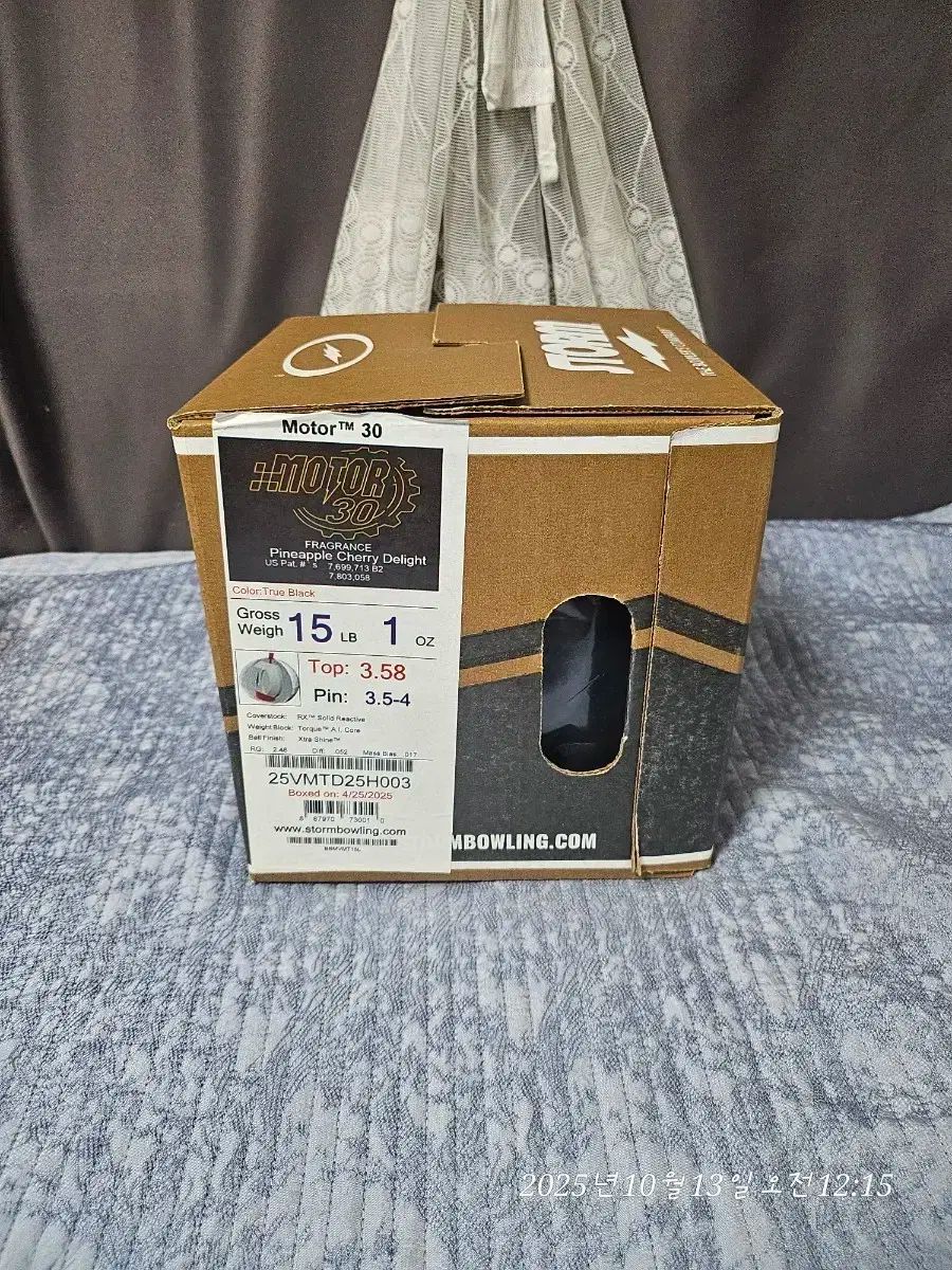 み ストーム モーター 30 15p 新 ボーリングボール 公式球