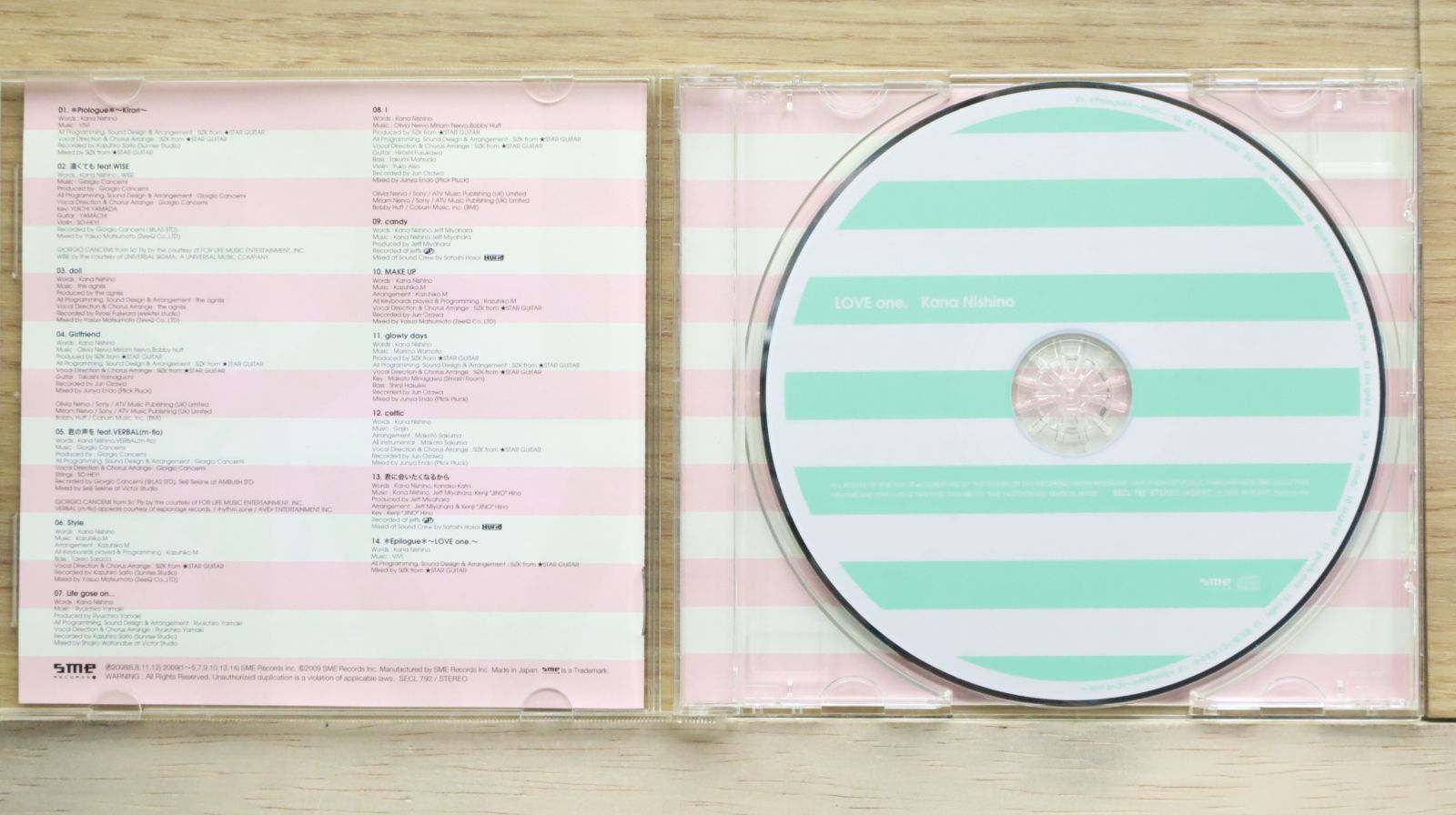 国内盤CD☆西野カナ/Kana Nishino□ LOVE one. 【SECL792