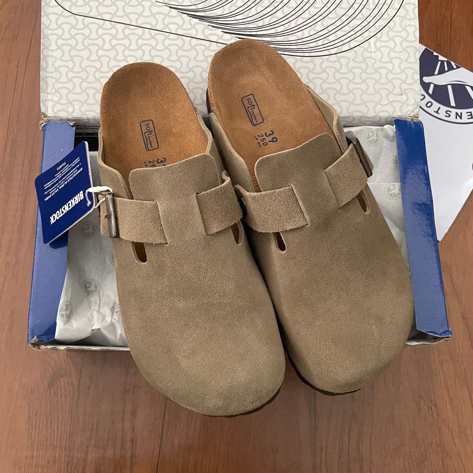 サンダル美品 BIRKENSTOCK サンダル Boston ボストン - サンダル