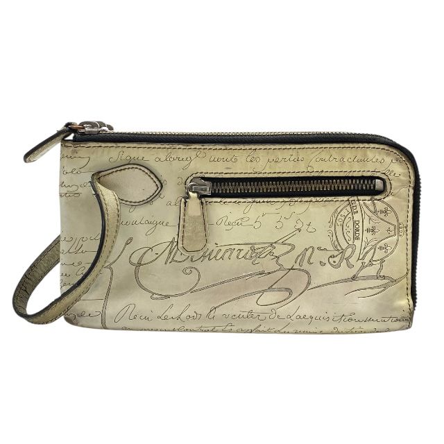 Berluti ベルルッティ TIRIWA ティリワ レザーオールインワン クラッチバッグ セカンドバッグ レザー アイボリー Berluti 安心品質 メンズ レディース ユニセックス ブランドバッグ 感 セカンドバッグ