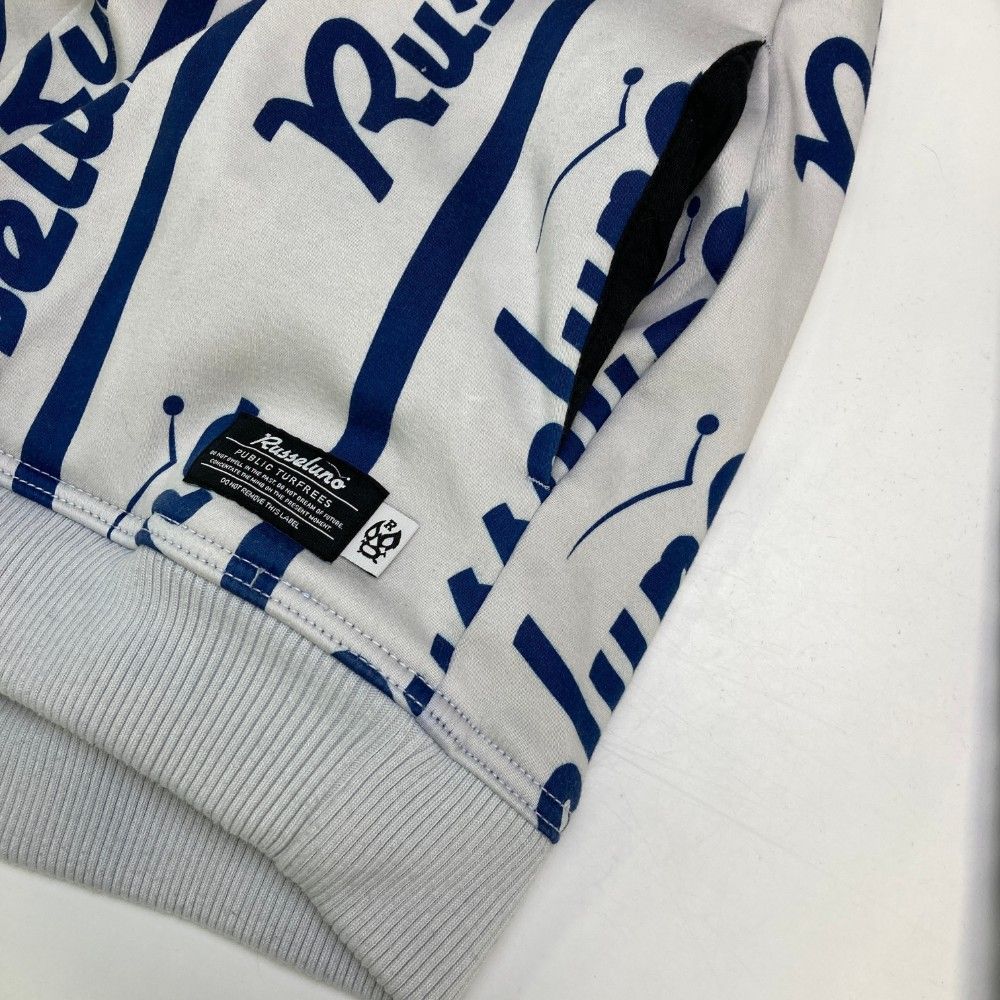 サイズ：7 RUSSELUNO ラッセルノ 2022年モデル 裏起毛 パーカー ロゴ  