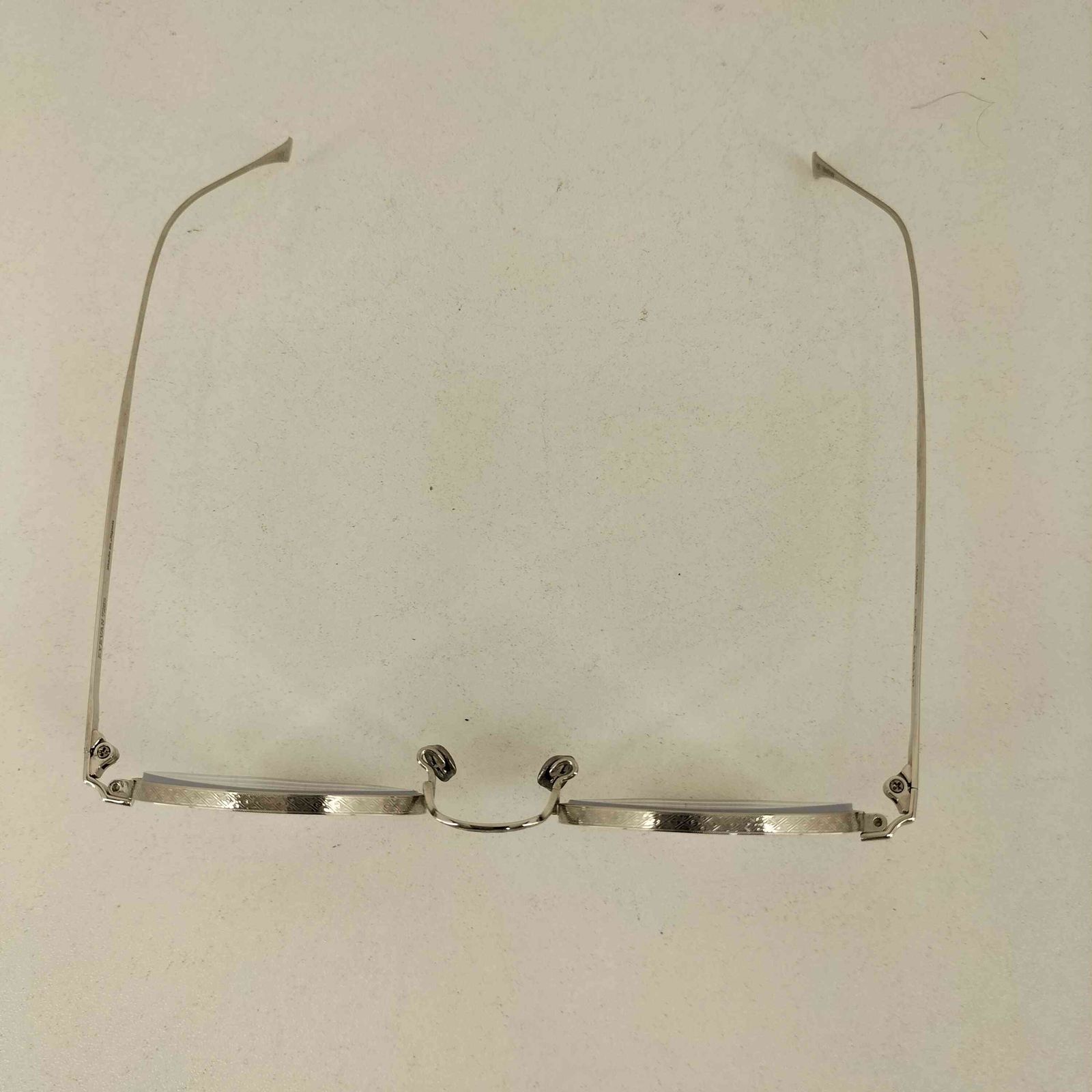 アイヴァン EYEVAN 7285 C.800 TITANIUM 型押し総柄 眼鏡 メンズ