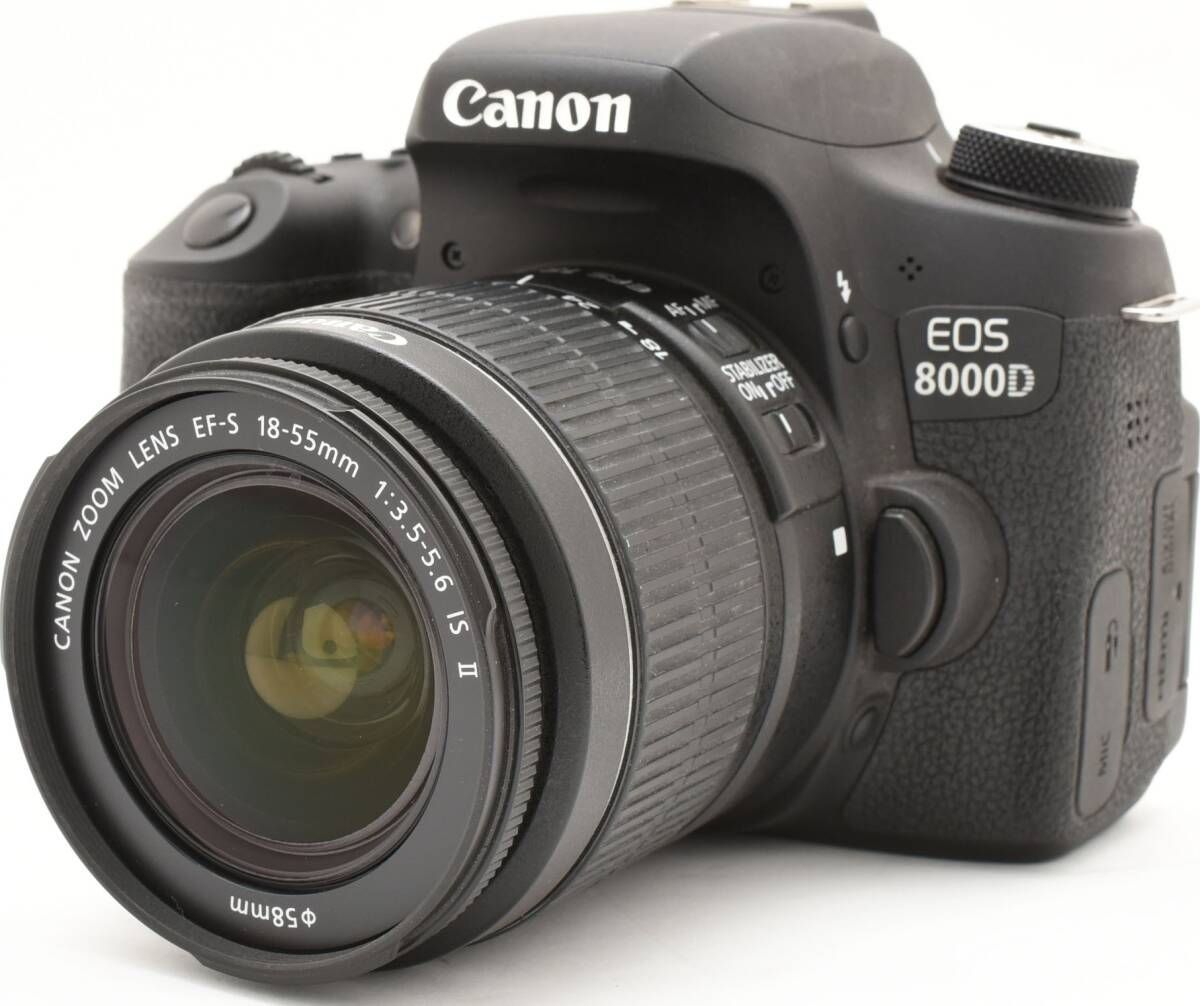 G09[6636C]☆ほぼ未使用☆ Canon EOS 8000D レンズキット