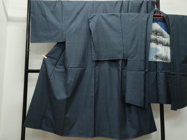 平和屋着物○男性 本場大島紬 アンサンブル 100亀甲 総詰め キング