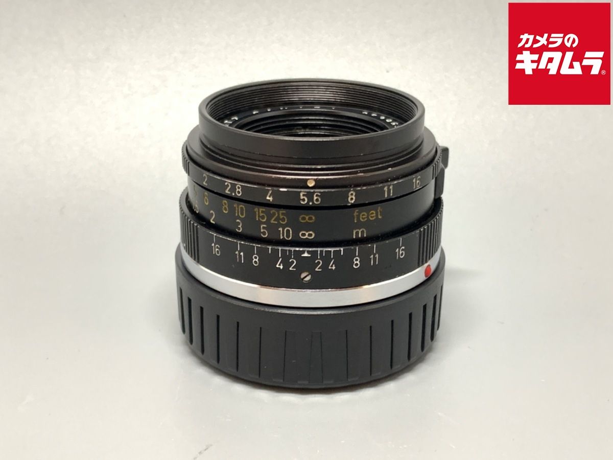 並品 ライカ ズミクロンM 35mm F2 ブラック 6枚玉