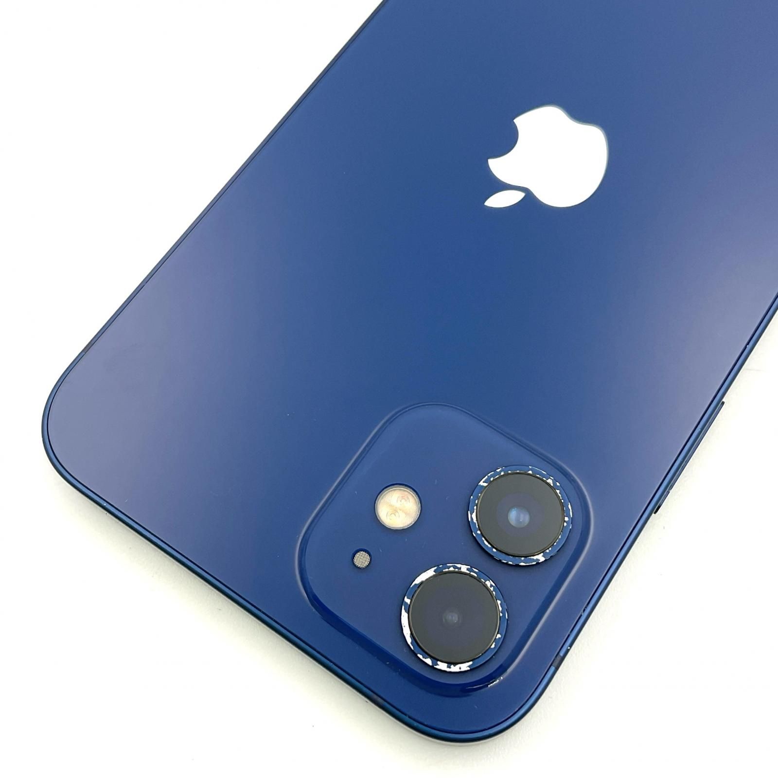 iPhone 12 128GB ブルー au 白ロム 動作確認済 80%【全額返金
