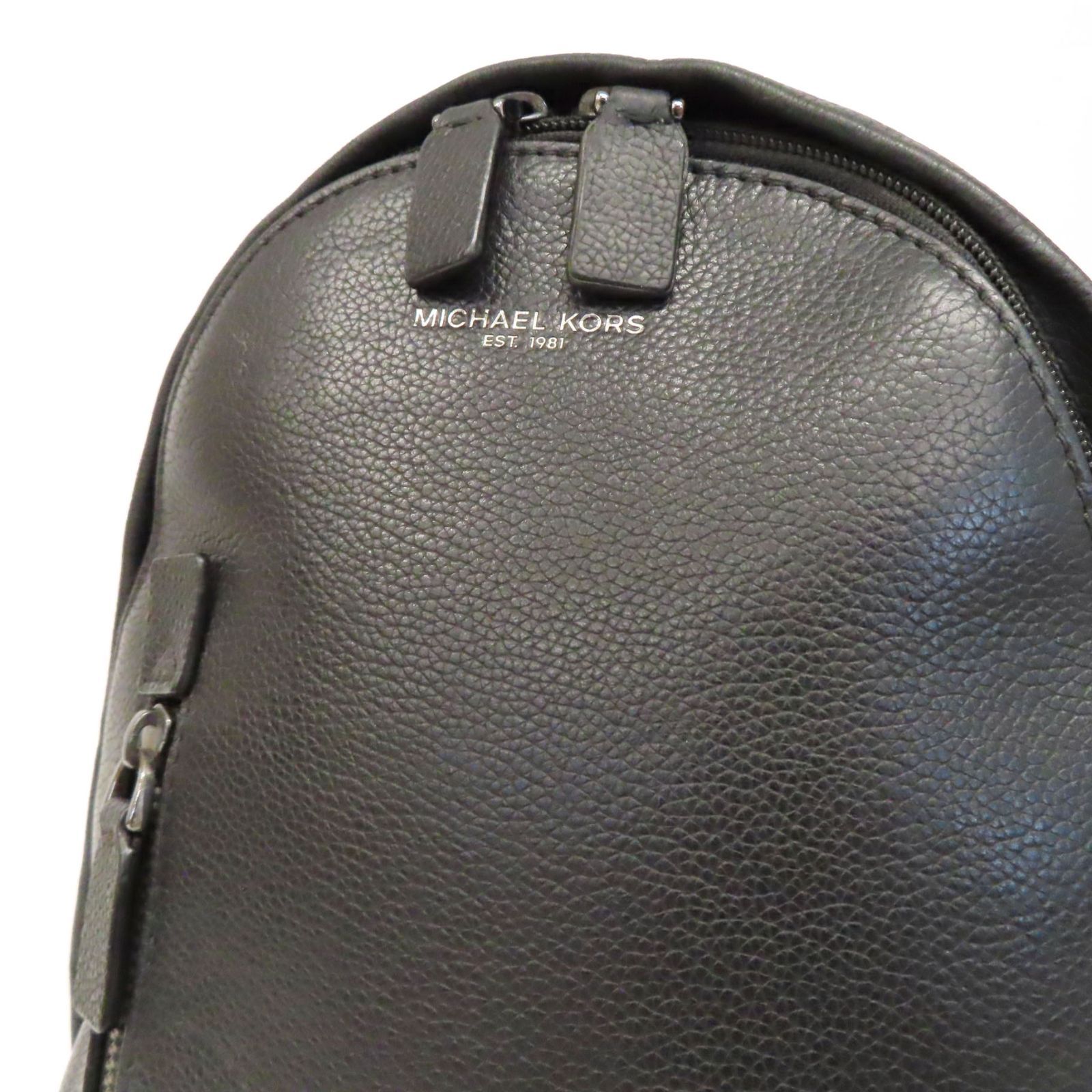 28093r MICHAEL KORS マイケルコース ロゴ 本革 シボ革 レザー