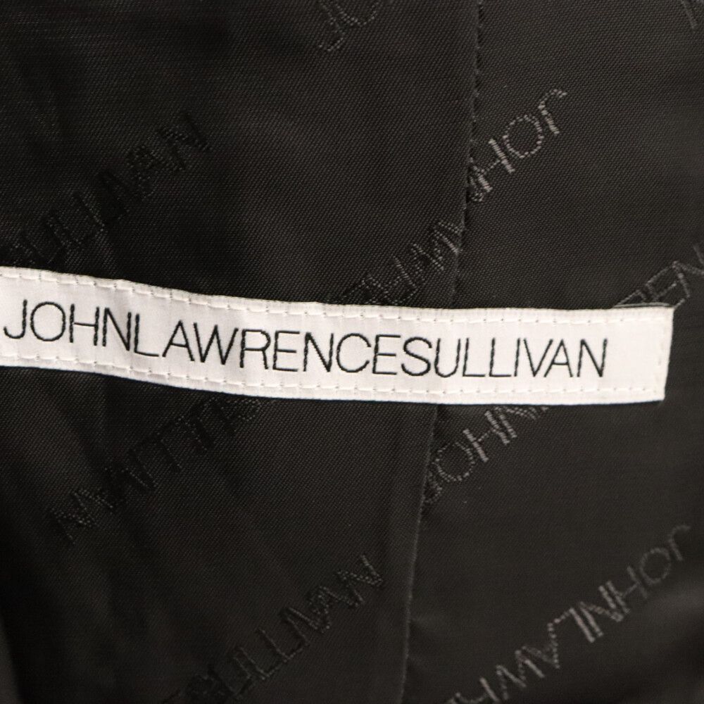 JOHN LAWRENCE SULLIVAN (ジョンローレンスサリバン) SIDE BUTTON DOUBLE BREASTED JACKET サイドスリットボタン ウールダブルテーラードジャケット 1A005-0121-08 ブラック