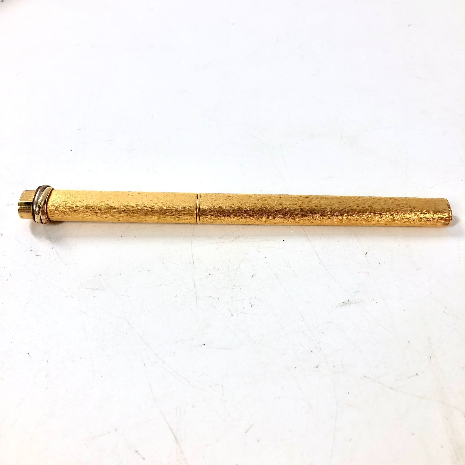 Cartier カルティエ ボールペン トリニティ キャップ式 ゴールド