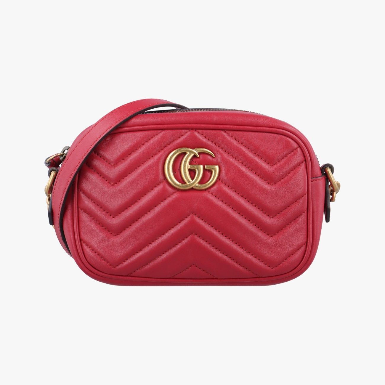 グッチGucciGGマーモントレッドレザー448065B023155912