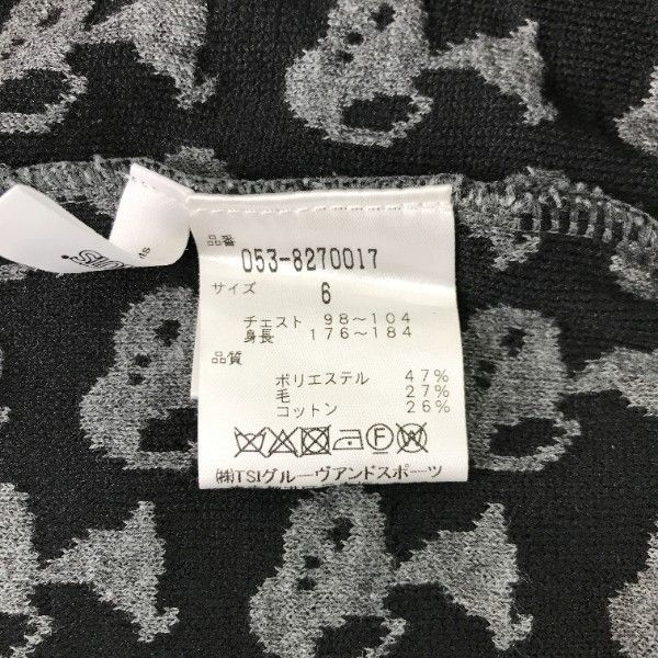 PEARLY GATES パーリーゲイツ ×PEANUTS ウール混 ニットセーター