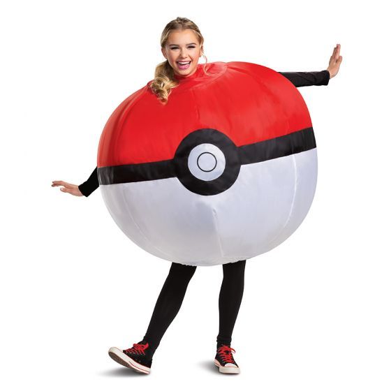 新品 未使用】コスプレ ポケモン モンスターボール インフレータブル