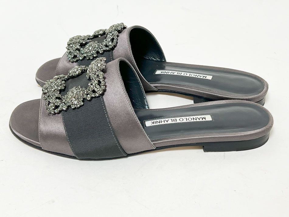 MANOLO BLAHNIK マノロブラニク ハンギシ ミュール サンダル