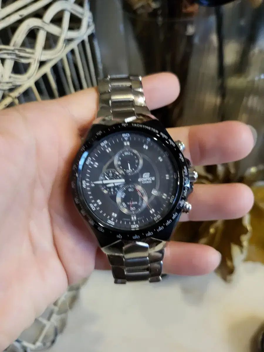 CASIO カシオ EDIFICECASIO エディフィス カシオ メタル 腕時計 ブラック