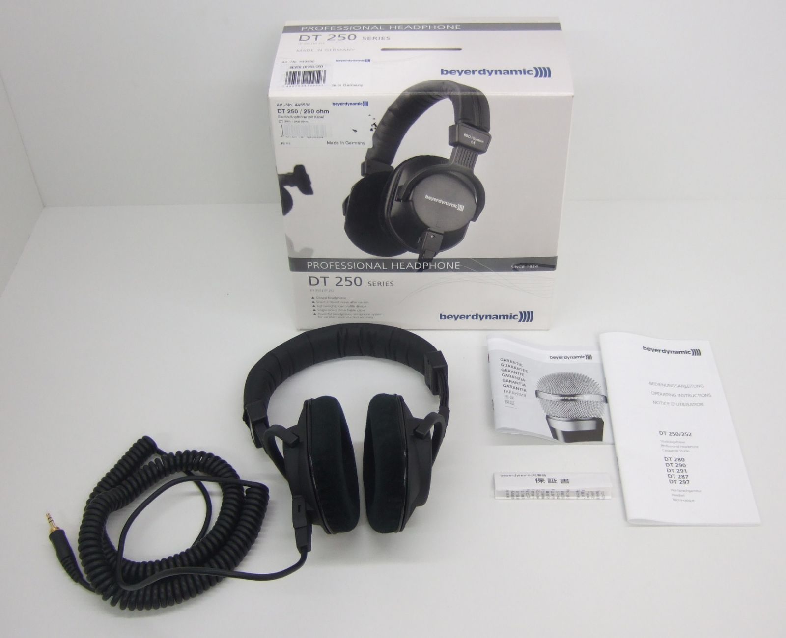 beyerdynamic DT 250 リケーブル可能ヘッドホン