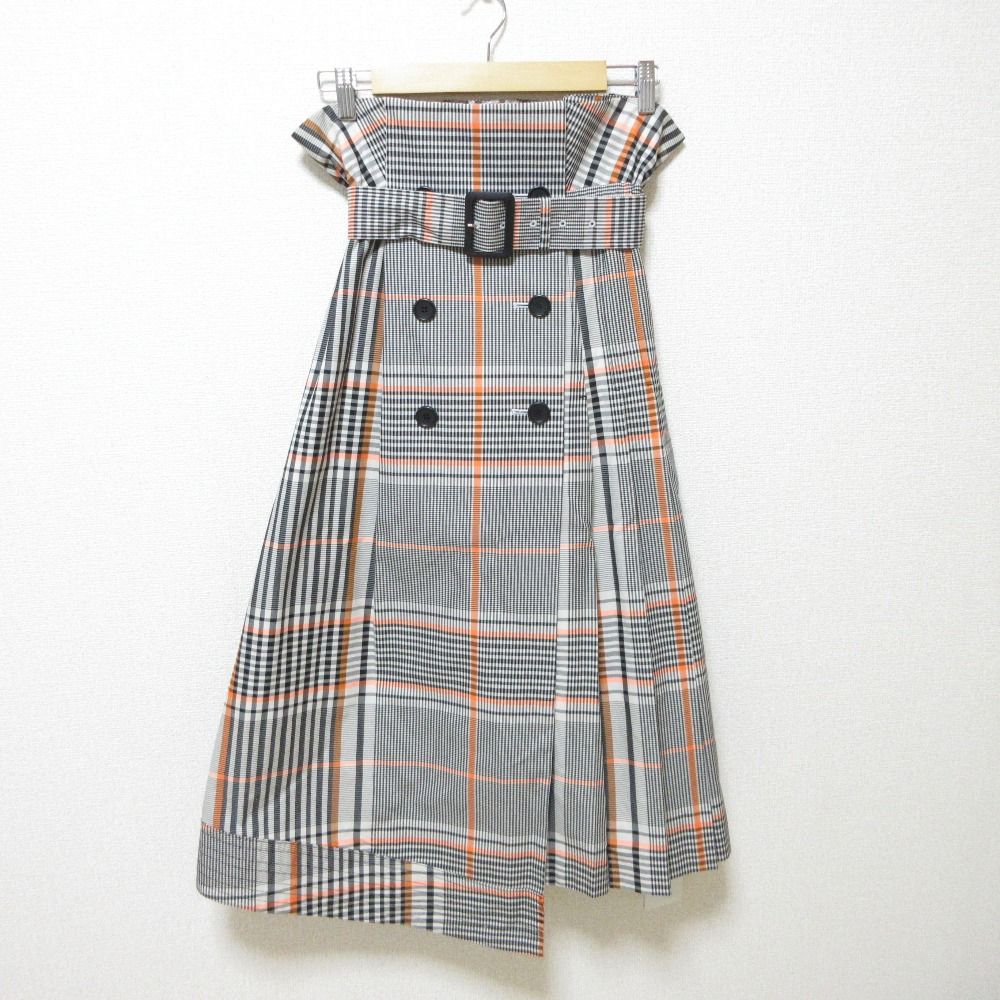 未使用 FRAY I.D フレイアイディー ハイウエスト ロング チェック  