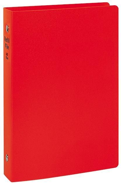 (まとめ）レイメイ藤井 リフィルファイル (A5) 25mm レッド WAF701R 【×10セット】