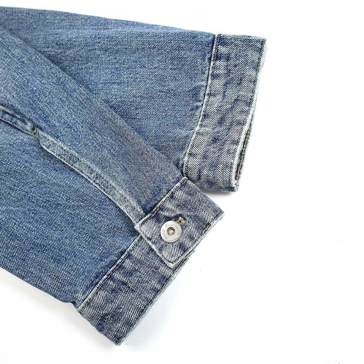 正規ミュウミュウ超美品　インディゴレースカラー オーバーサイズデニムジャケット 正規ミュウミュウ超美品 インディゴレースカラー オーバーサイズ