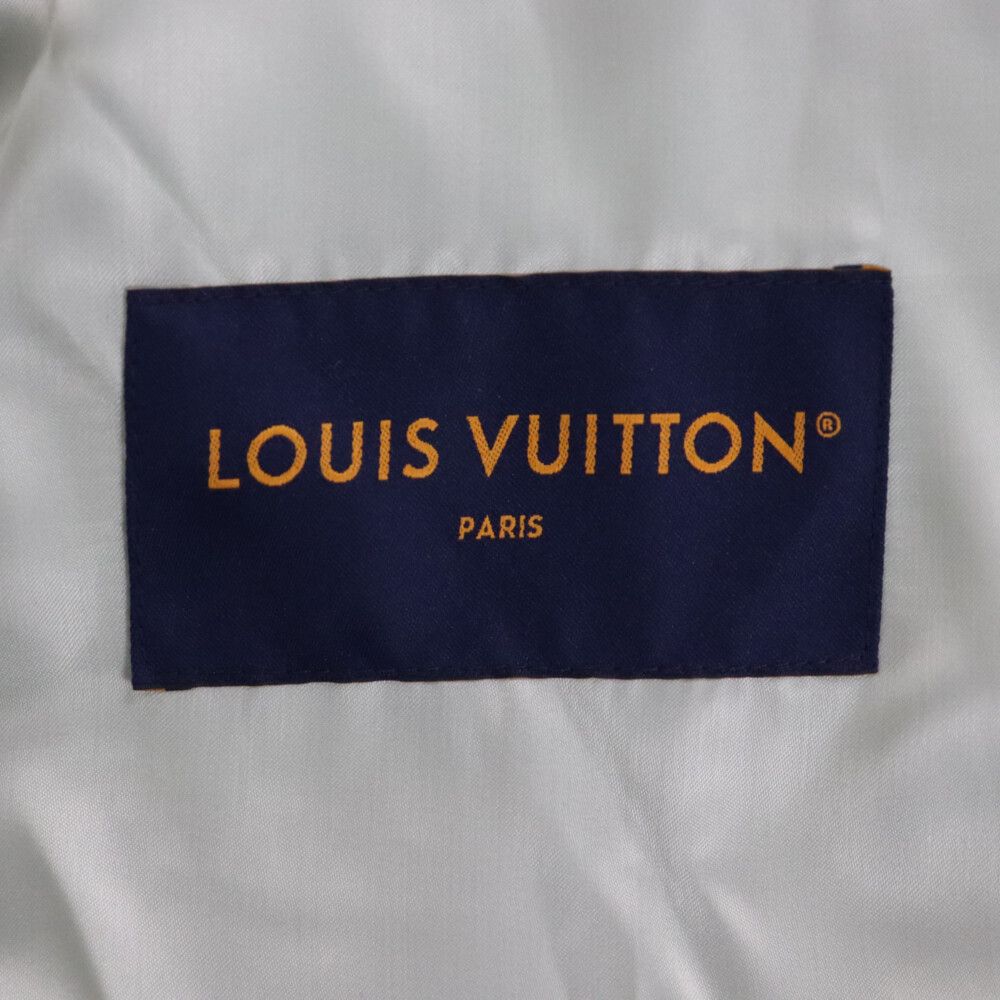 LOUIS VUITTON (ルイヴィトン) 23AW バーシティレザーブルゾン ジャケット スタジャン ブルー RM232 CAW HPL68E