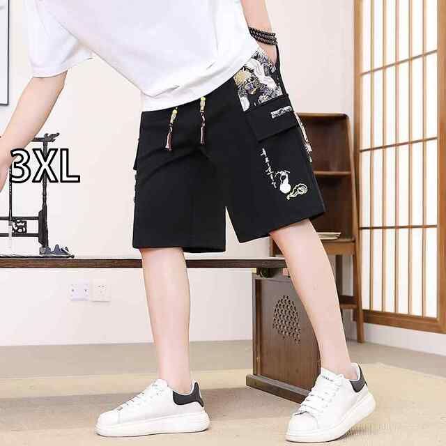 [3XL]メンズ ファッション 服 男性用 オシャレ シンプル 大人 かっこいい ストリート  夏 パンツ 冷感 薄手 速乾 パンツ ゆったり カジュアル ゆったり 