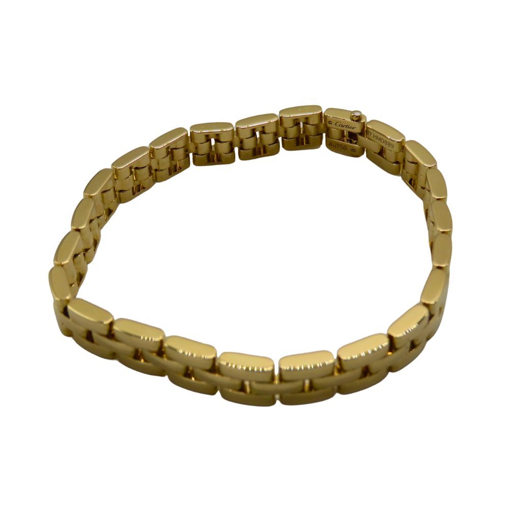 中古】Cartier カルティエ マイヨン パンテール ブレスレット Au750