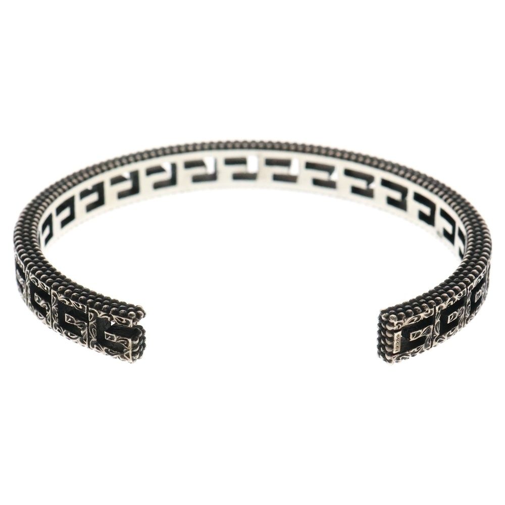 GUCCI バングル　スクエアG シルバー　Gシェイプ　ブレスレット GUCCI スクエアG バングル シルバー925 グッチ | 2122