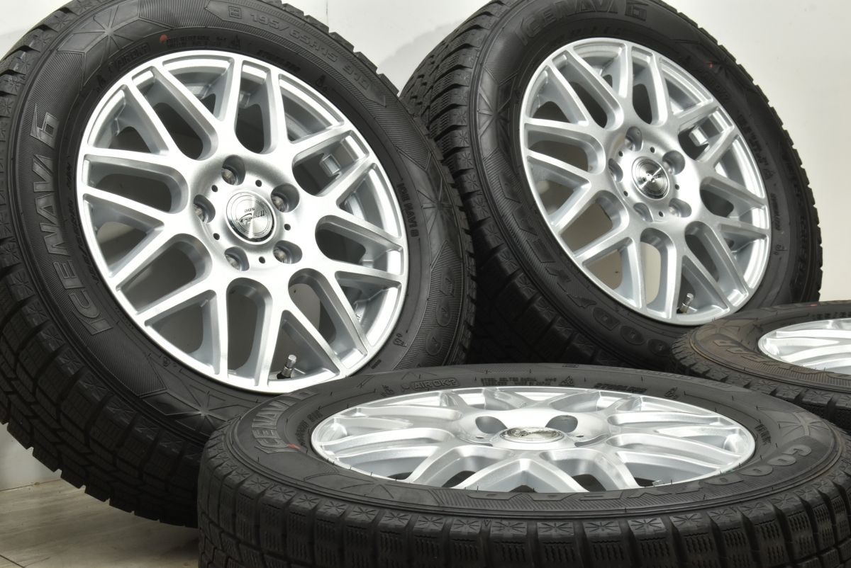 DOS ガビアル 15in 6J 53 PCD114.3 ヨコハマ アイスナビ6 195 65R15 ノア ヴォクシー エスクァイア ステップワゴン プレマシー