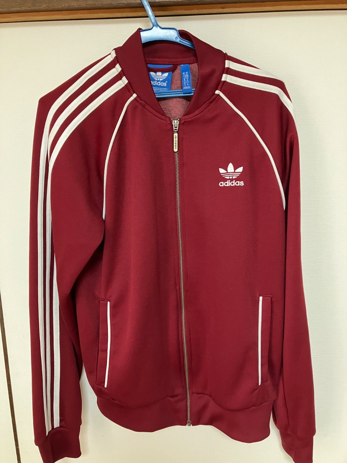 古着 80s アディダス ATP トラックジャケット ワインレッド エンジ ⑩ 古着 80s アディダス ATP トラックジャケット ワインレッド