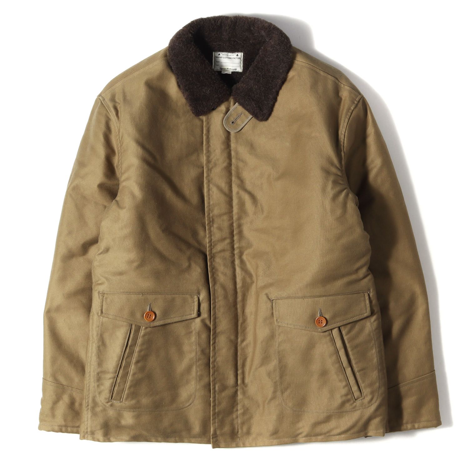 美品 TROPHY CLOTHING トロフィークロージング 民間モデル 裏地 