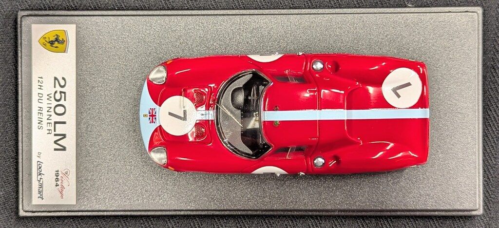 Look Smart 1/43 Ferrari 250 LM No.7 Winner 12H Reims 1964 Graham