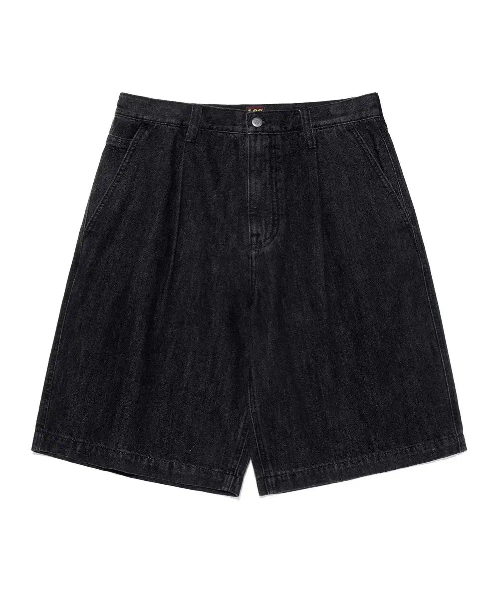 （ 34 ） LEE(リー) バミューダ デニム ショートパンツ 黒 ウォッシュド