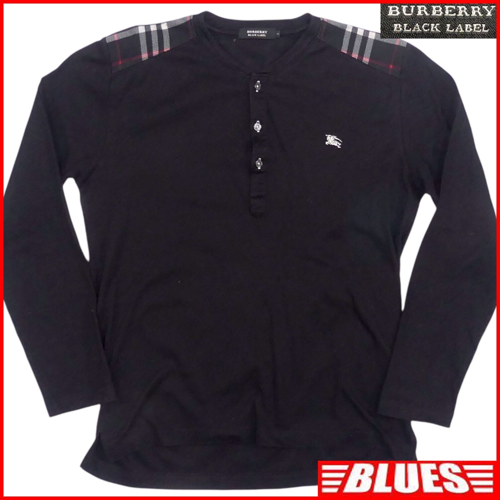 BURBERRY BLACK LABEL 廃盤 バーバリーブラックレーベル Tシャツ M 
