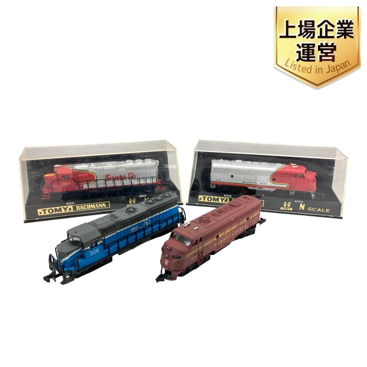 HOゲージ バックマン【Bachmann】 3両セット ジャンク扱い】HOゲージ 海外車両バックマン ディーゼル機関車⑧