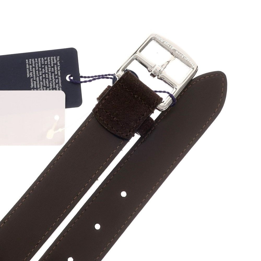 新品】アンダーソンズ Andersons スエードレザー ベルト ダーク