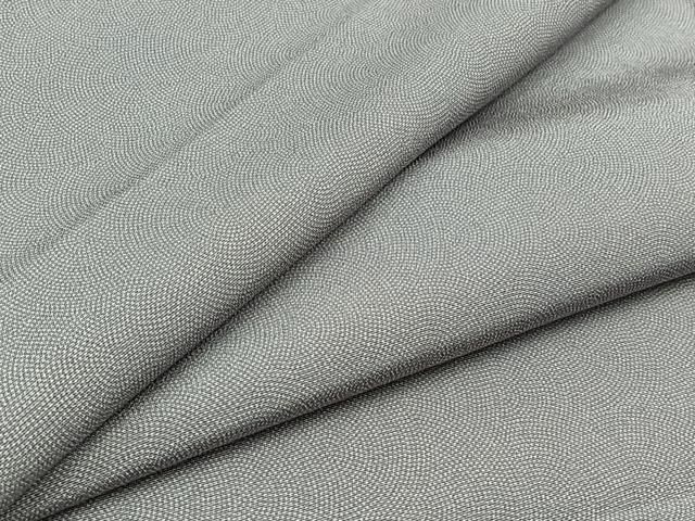 平和屋着物▽江戸小紋 単衣 古法草木染 鮫小紋柄 反端付き ロング丈 正絹 ♥ AABB6213jh