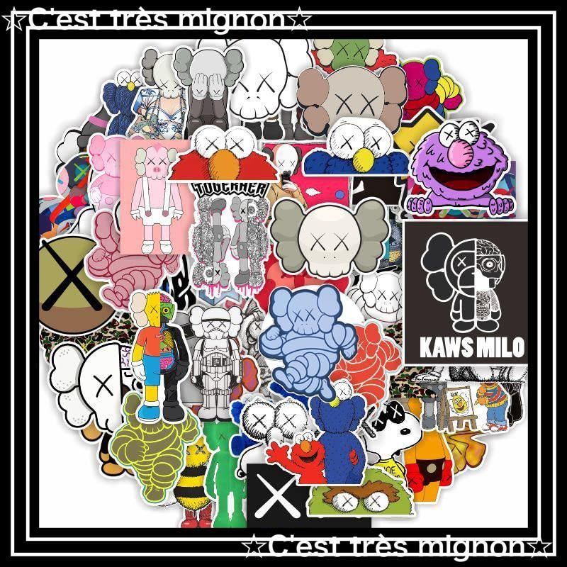 KAWS ばっち 防水ステッカー