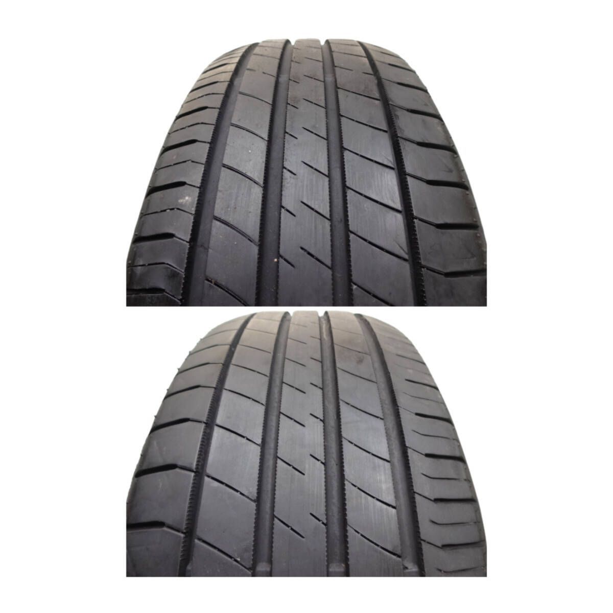 225 60R17 2020年製 夏用2本 8分山 ダンロップ LEMANSV タイヤ タイヤ アルファード ヴェルファイア 6147