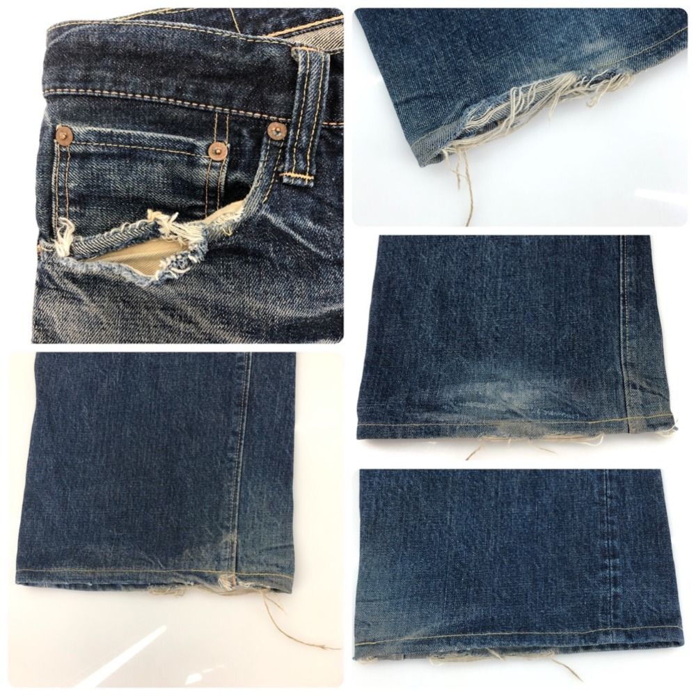 05w05142 シュガーケーン SUGAR CANE 東洋エンタープライズ FIBER DENIM / LONE STAR JEANS /  10YEAR AGED Lot.901 インディゴ メンズ デニムパンツ SC40901 【中古品】 - メルカリ