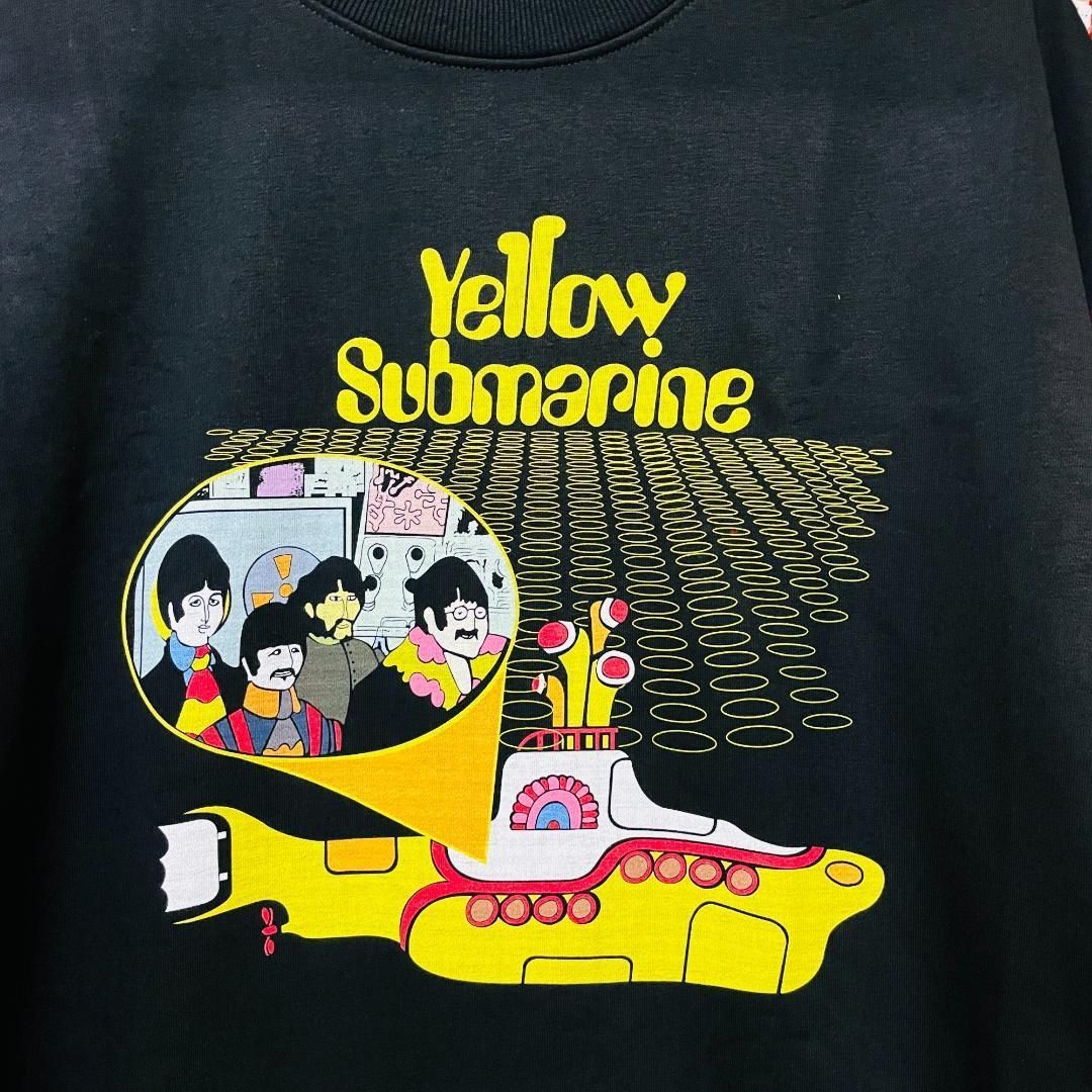 ビートルズトレーナー リプリント ロンT 長袖 新品 メンズ ジョンレノン セールTHE BEATLES⁄ザ ビートルズツアーフォトプリント