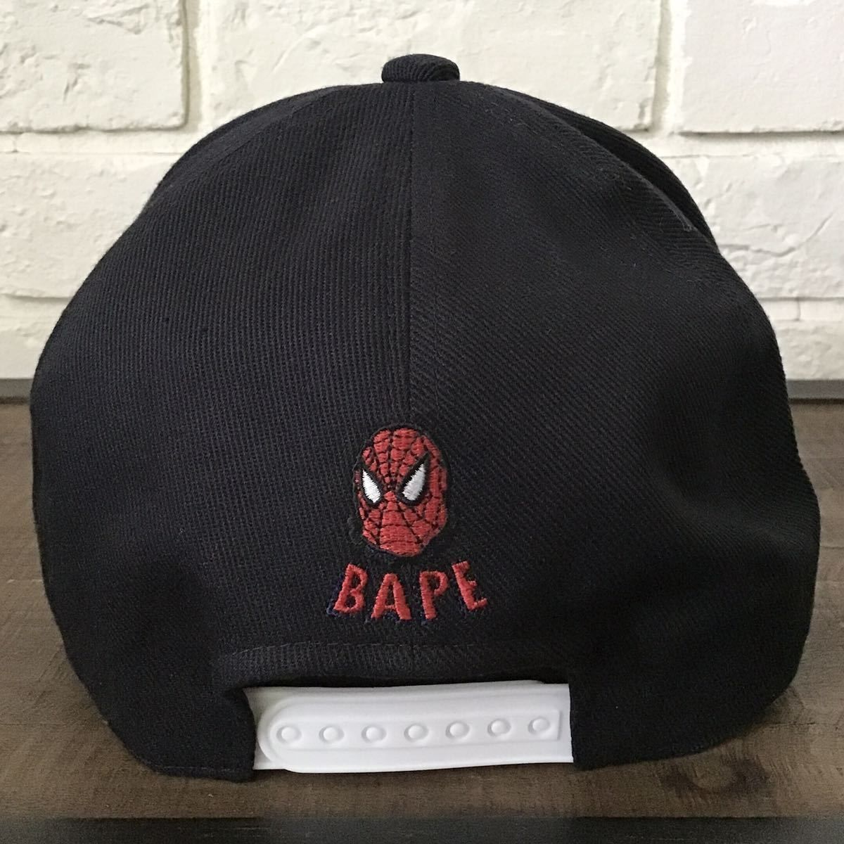 Marvel comics × BAPE Spider Man キャップ a bathing ape Hat cap スパイダーマン  マーベルコミックス エイプ ベイプ 帽子