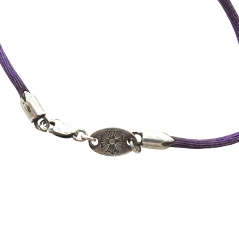 クロムハーツ KZブレスレット シルクブレスレット クロス シルバー