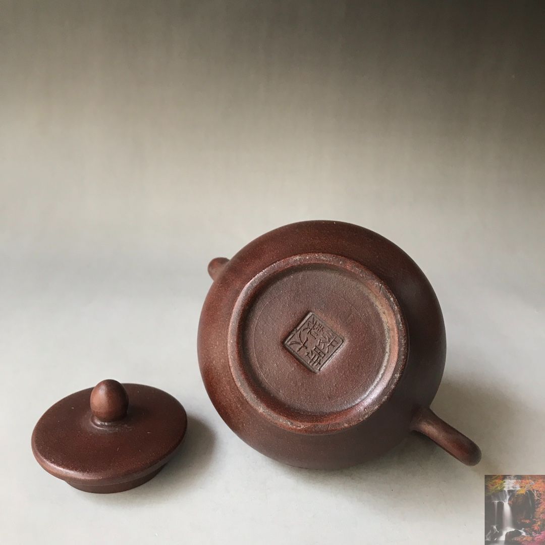 旧家蔵出し 宜興紫砂壷 時大彬 詩詞付 紫砂壷 茶道具 酒道具 供養品 古