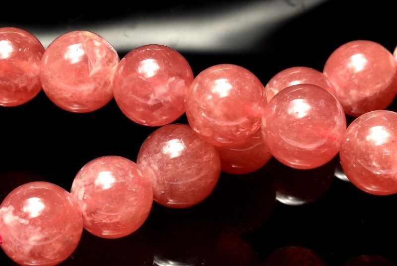 １点物 AA アルゼンチン産 インカローズ 8.5mm ブレスレット パワーストーン 天然石 _MA8800